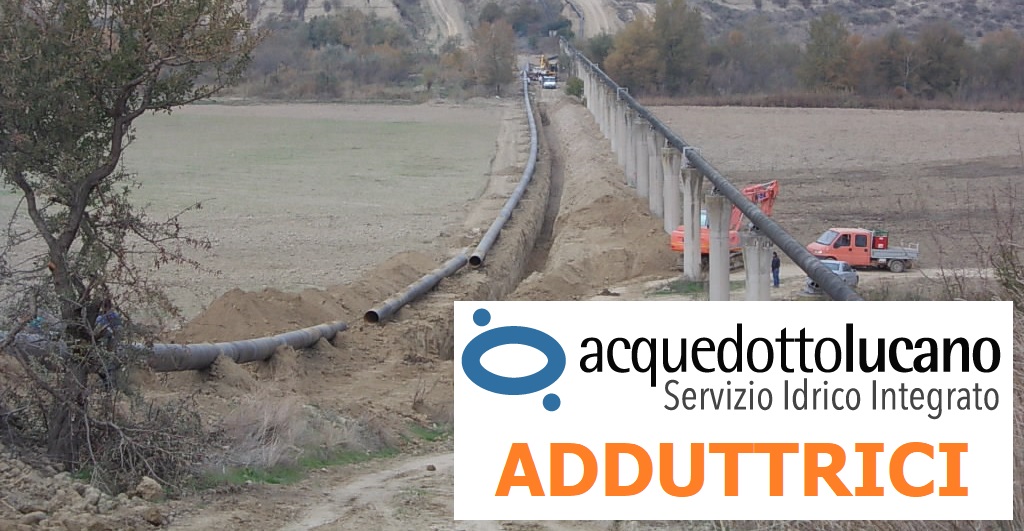 La RSDI ospita i dati geografici di Acquedotto Lucano: ADDUTTRICI [layer 6/7]