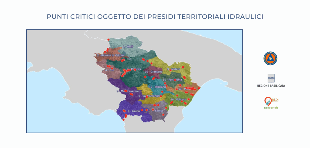 Punti critici – Presidi Territoriali Idraulici